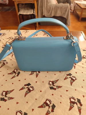 Doca crossbody handbag new, turquoise