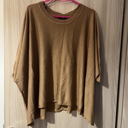 H&M blouse like new, brown, size M