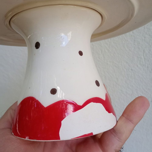 Christmas platter used with some peeling
