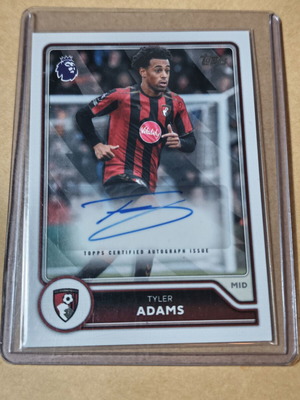 Topps Premier League 2026/27 Tyler Adams Πιστοποιημένη Κάρτα Αυτόγραφου