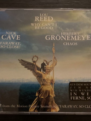 Lou Reed Nick Cave Herbert Grönemeyer CD single like new, Faraway So Close! soundtrack