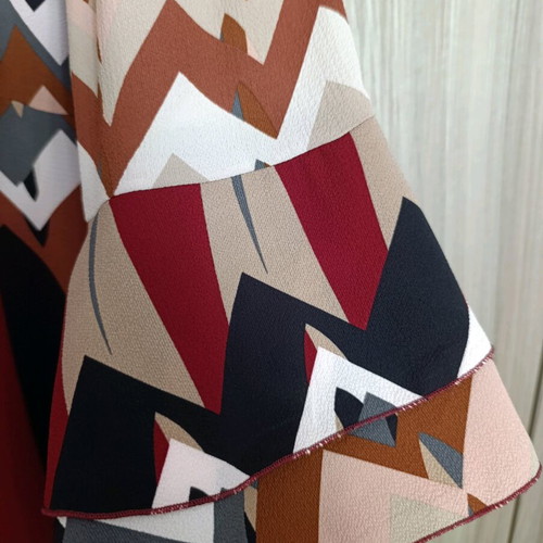 Women's dress new, brown and red, size S
