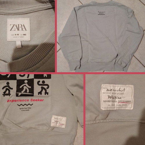 Boys' T-shirt pack used, 4 pieces, size 140 cm, Zara
