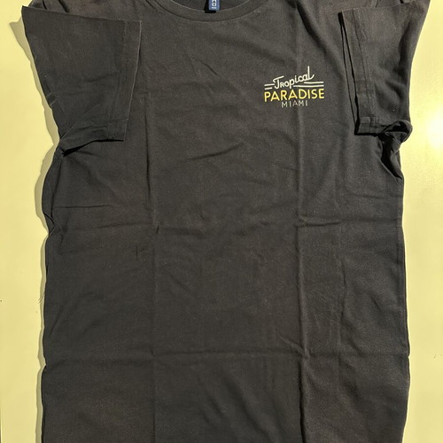 T-shirt Miami H&M used, size small, blue