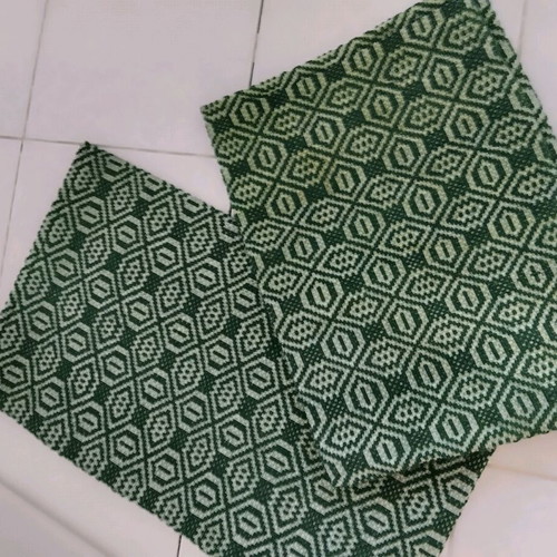 Woven traditional wool pillows like new, cypress color