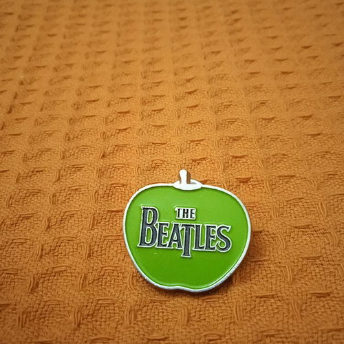 The Beatles apple metal pin new