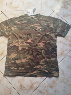 ZARK HELLAS No L Hunting Short-Sleeve T-Shirt Camouflage New