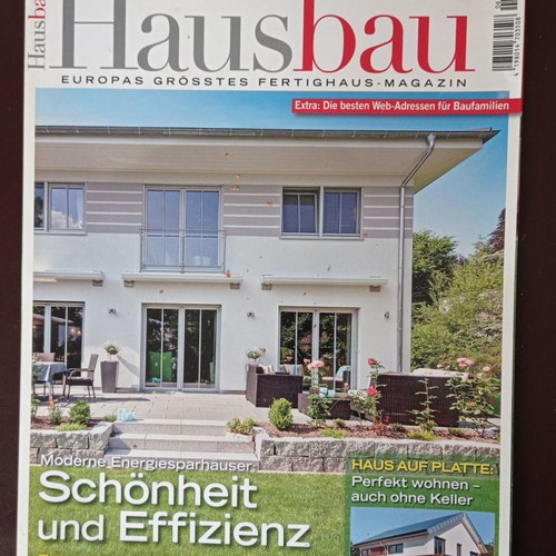 Hausbau magazine May/June 2012 used, German