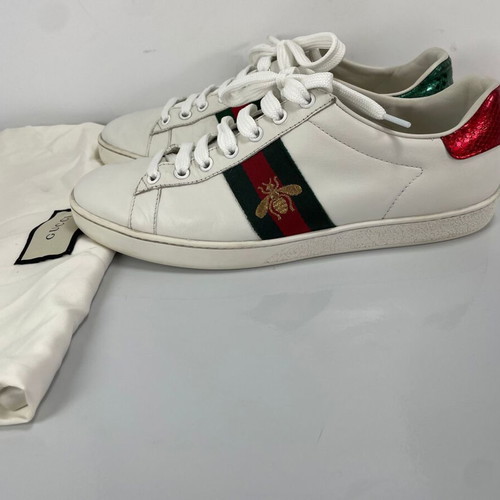 Gucci Ace leather sneakers used, size EU 40, white