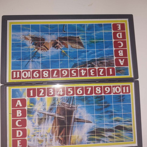 Magnetic Battleship Board used without pieces and case