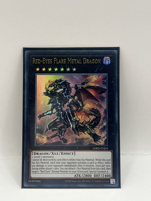 Yu-Gi-Oh! Red-Eyes Flare Metal Dragon LDK2-ENJ41 new card