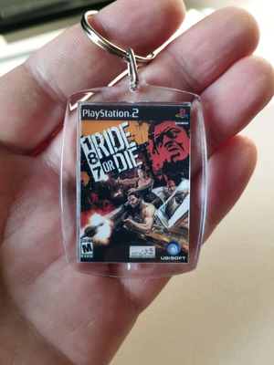 187 Ride or Die PS2 keychain