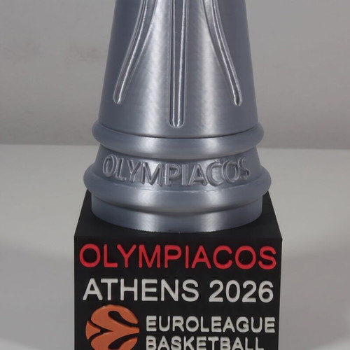 Κύπελλο Ολυμπιακού Euroleague 2026 ρέπλικα με βάση καινούργιο