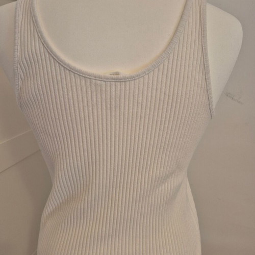 H&M ribbed midi dress beige, like new, size M