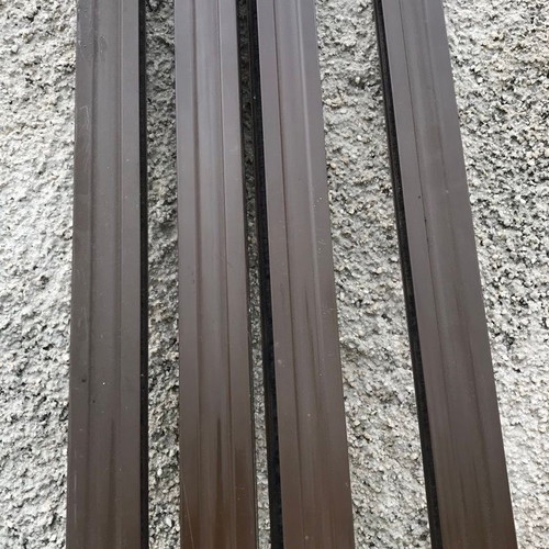 Aluminum parts from window screens used, pack of seven