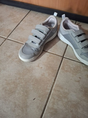Adidas sneakers like new, size 38, gray and pink