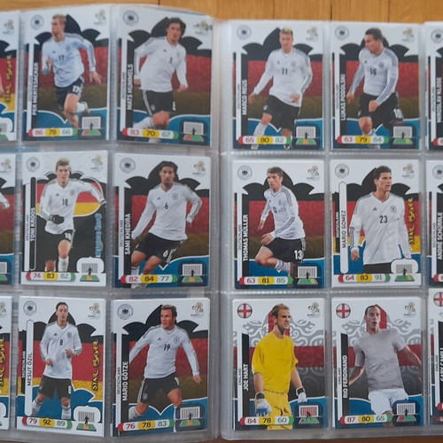 UEFA Euro Poland-Ukraine 2012 Adrenalyn XL album with 223 base cards used