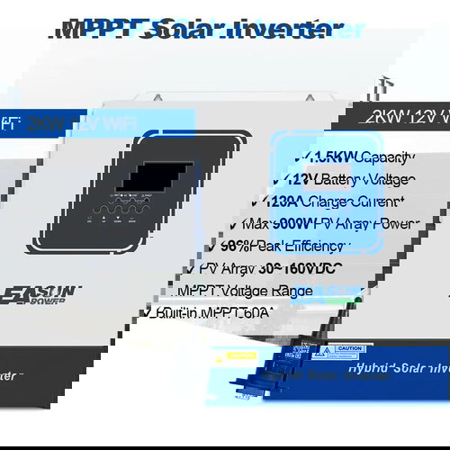 Easun Power string inverter 4KW UPS OFF GRID HYBRID INVERTER 100A MPPT Ηλιακός ελεγκτής WiFi