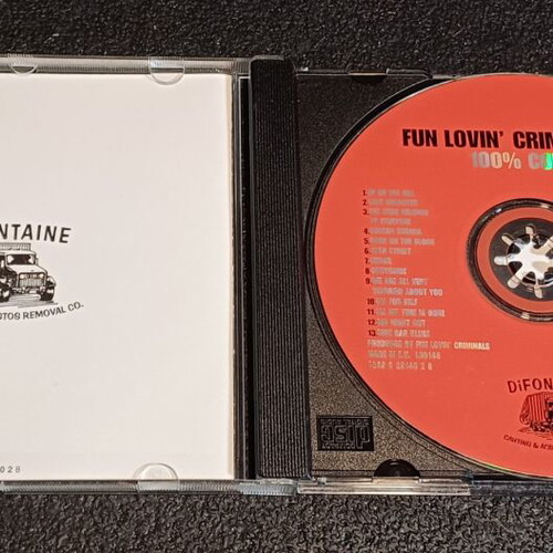 Fun Lovin' Criminals 100% Colombian CD used, alternative rock, rap