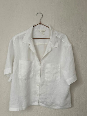 White linen shirt H&M like new, size M