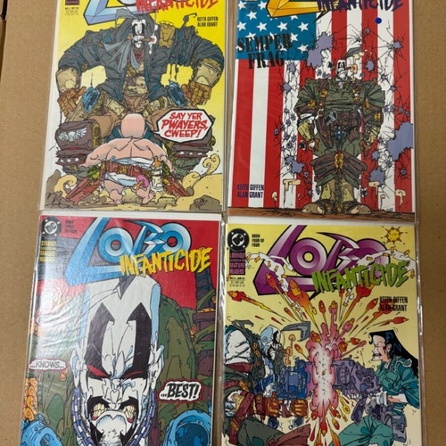 DC Comics Lobo Infanticide complete set issues #1-4 new, English