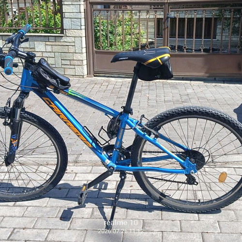 Carrera M6 2000 26" mountain bike used, blue-orange