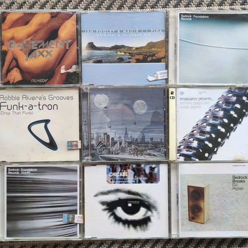 CD discs various genres like new