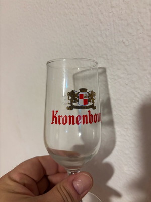 Kronenbourg beer glass set of 10 like new