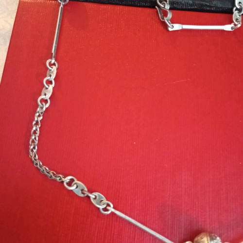 Lalaunis A21 925 silver necklace used vintage, length 75cm authentic