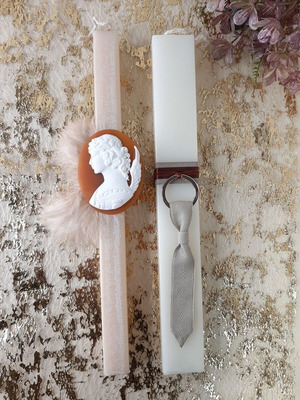 Λαμπάδες αρωματικές χειροποίητες για ζευγάρια, πακέτο 2 τεμ.