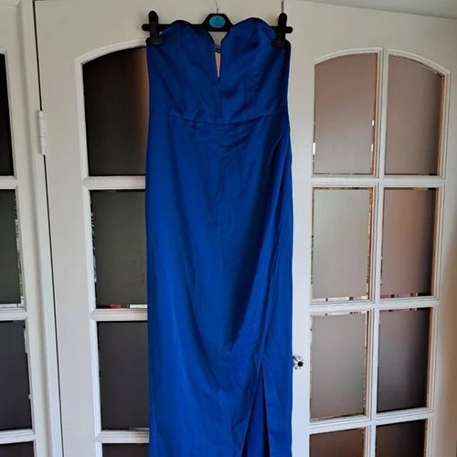 Asos blue dress used, size S
