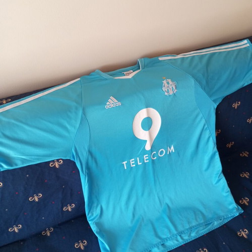 Marseille Adidas 2003-2004 Away Football Jersey like new, size Large, blue