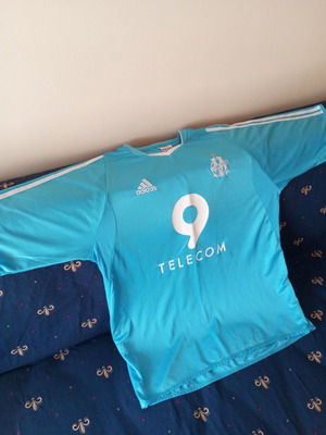 Marseille Adidas 2003-2004 Away Football Jersey like new, size Large, blue