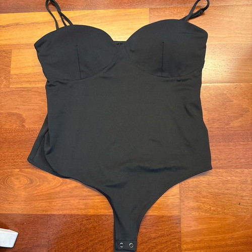 Express L black bodysuit new from America