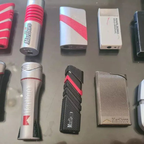 Marlboro lighters used, pack of 10 pieces