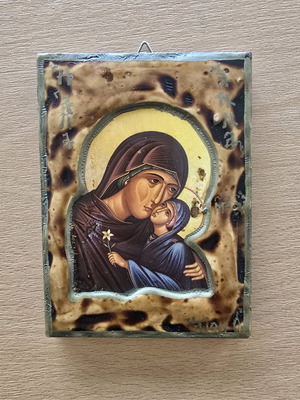 Εικόνα Παναγίας σαν καινούργιο