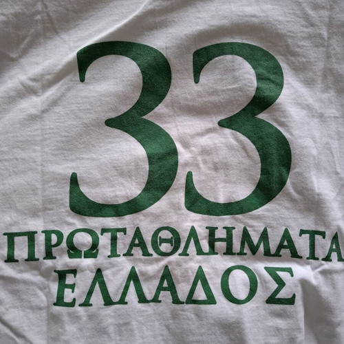 Panathinaikos Basketball T-shirt collectible new, size Small