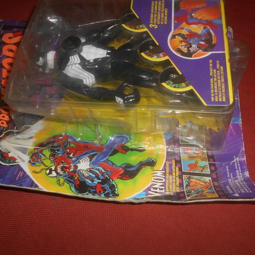 Spiderman Venom figure 1994 Toy-Biz used, original packaging