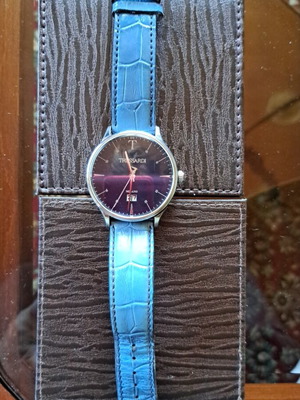 Ρολόι Trussardi γυναικείο μπλε σαν καινούργιο