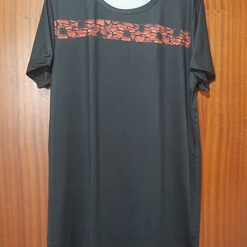 Elastic blouse dress like new, black and red, fits M to XL