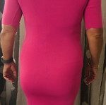 Guess dress medium pink like new with side slit