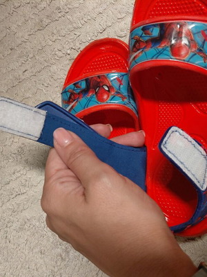 Spiderman children's sandals size 29-30