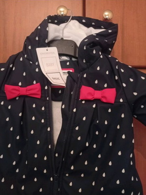 Orchestra waterproof jacket 9-12 months new