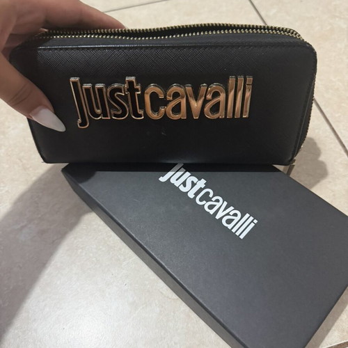 Just Cavalli wallet like new, black