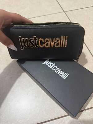 Just Cavalli wallet like new, black