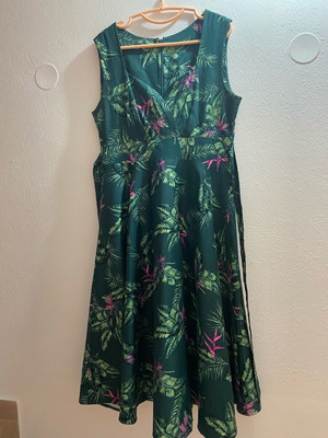Women's dress new, elastic cotton, colorful, size XL