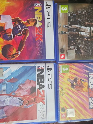 4 παιχνίδια games  nba2k 22,23 24,25 playstation ps5