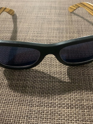Sunglasses used, frame only, black and blue