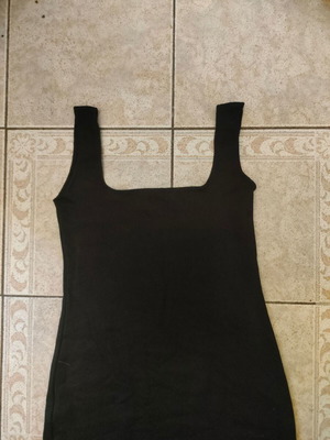 Zara long dress size L like new, total black