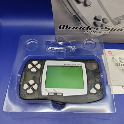 Wonderswan used with original box, rare black console